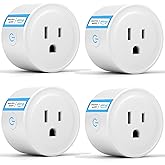 ExIoTy Enchufe inteligente, funciona solo con Alexa, configuración simple con un comando de voz, control de voz, control remo