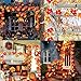 muscccm String Lights Maple Leaf Light Twinkle Hanging Lighting Decorations for Indoor Outdoor Garden Halloween Thanksgiving Christmas Party Décor Gradient Color(20 Lights)