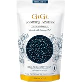 GiGi Hard Wax Beads for Hair Removal Face, Body &amp; Sensitive Skin, 14 oz | Infused with Essential Oils, Soothing Azulene for Facial &amp; Bikini Area Waxing Stripless Professional or At-Home Use