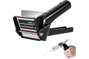 CANUMER Tube Extrusion Tool, 2.5" Industrial Size Dispenser, Metal Tube Squeezer Tool, Efficient & Easy Control Silicone Extrusion Tool for RTV Tubes, Maximizing Material Use, Black