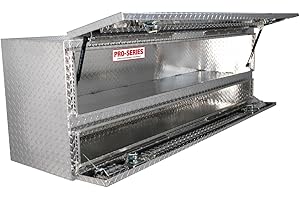 Westin 80-TB400-72 Brute Pro Series High Capacity Stake Bed Contractor Top Sider Tool Box