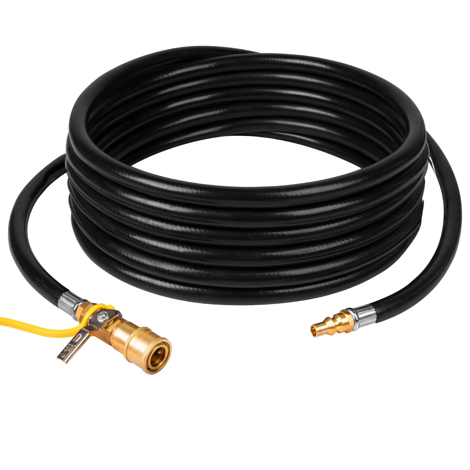 Photo 1 of SHINESTAR 12ft RV Propane Quick Connect Hose - Low Pressure Extension Hose with 1/4" Disconnect Fittings - Ideal for Gas Grills, Griddles, Stoves, Fire Pits