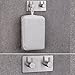 RYOZOCH Modern 3M Self Adhesive Hooks Stainless Steel Towel Robe Coat Cloth Bag Key Holder Hanger Heavy Duty Waterproof Wall Mounted Kitchen Bathroom Shower Accessories (Double Hooks, Brushed)