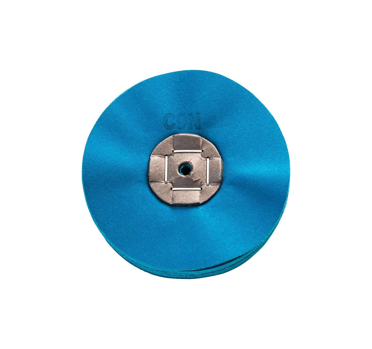 Merard Polishing Wheel for pre-polishing N° C9N, Blue Cotton, Ø 120 mm, 48 Folds Polish Tool