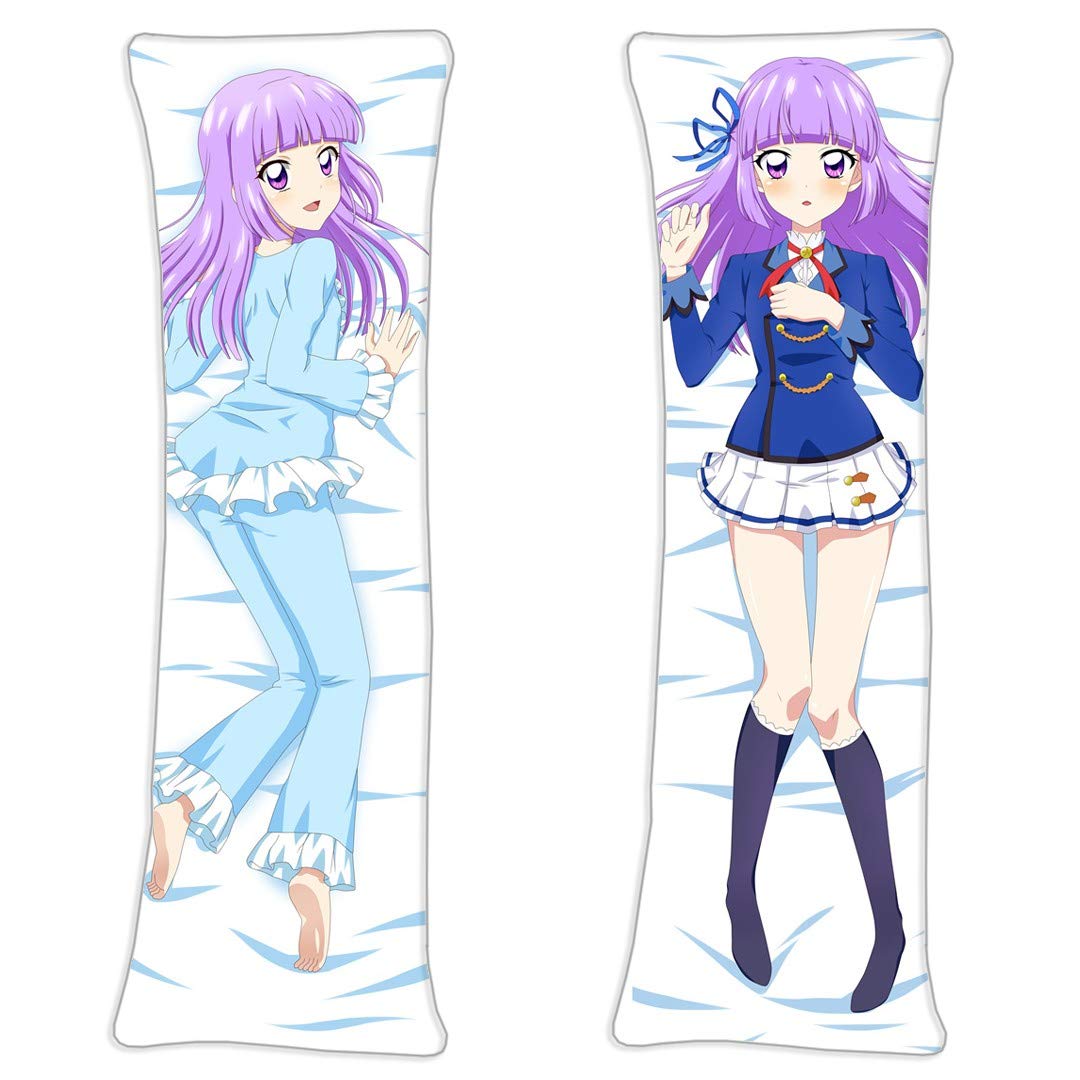 NiyoKE Sumire Hikami - Aikatsu Dakimakura Body Pillowcase NV Natural Velvet 170 x 60cm(66.93in x 23.