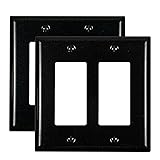 FunKiim Metal Electrical Outlet Covers, light