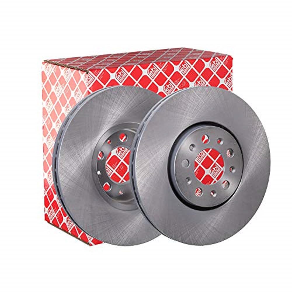 febi bilstein 19370 Brake Disc Set (2 Brake Disc) front, internally ventilated, No. of Holes 5