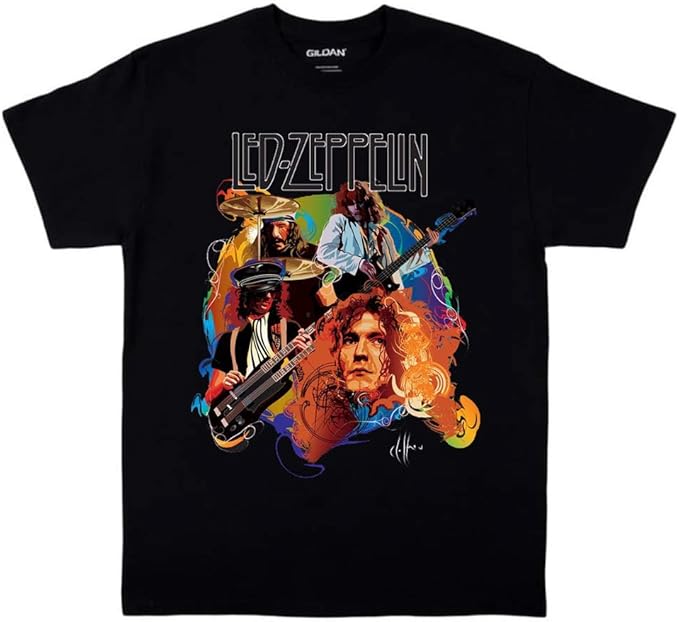 Led,Zeppelin Vintage Classic Rock Band Signature Unisex Gift TShirt