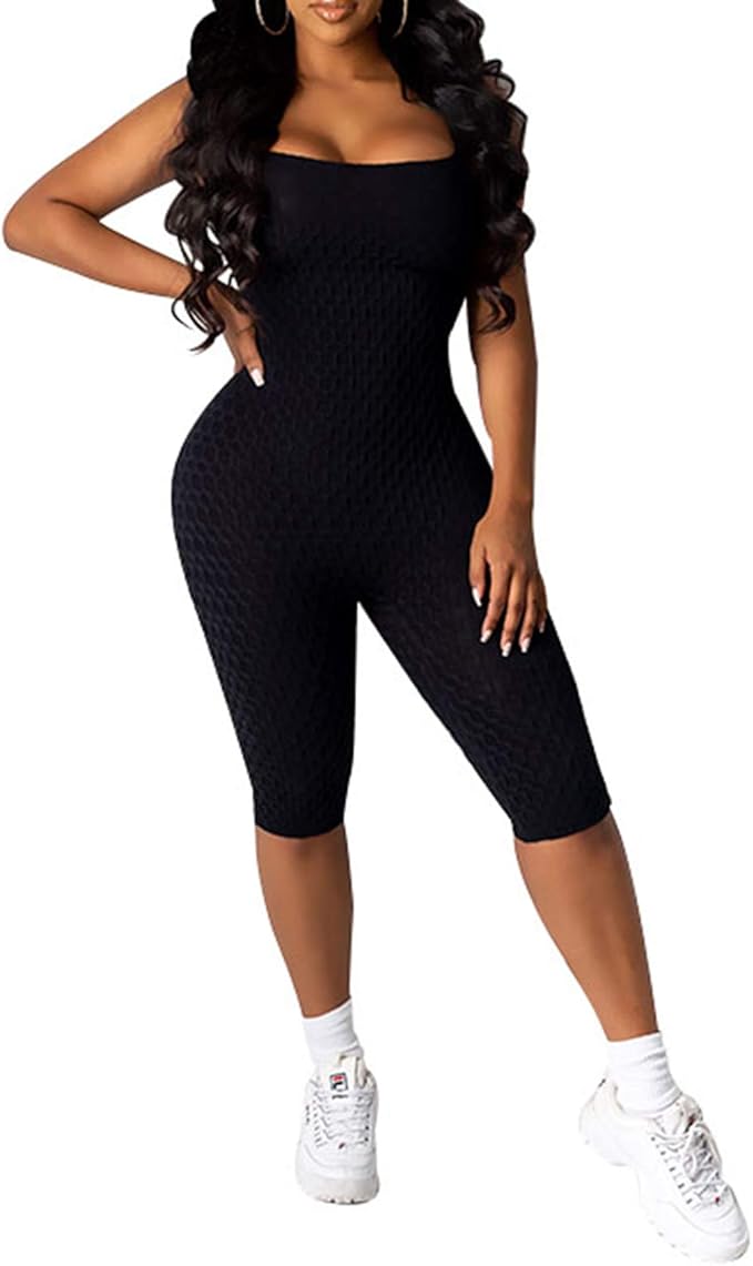Dourbesty TIK Tok Leggings Yoga Jumpsuit for Women, Backless Sports