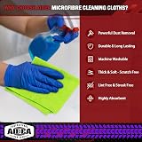 AIDEA Microfiber Cloths 100 Pack 30x30cm Soft Lint Free Absorbent Car view 6