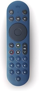 Sky Glass Sky Stream Remote Ocean Blue with Voice Control Back-lit Buttons