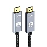 SplendoRoute 8K HDMI 2.1 Cable 3.3ft, High Speed HDMI to HDMI Cable 48Gbps HDMI Cord 8K@60Hz 4K@120Hz Compatible with Laptop, Monitor, Roku TV