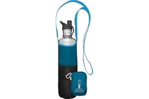 ChicoBag rePETe Water Bottle Sling with Carabiner Clip | Recycled Water Bottle Carrier with Strap | Eco Friendly | (Pack of 1)