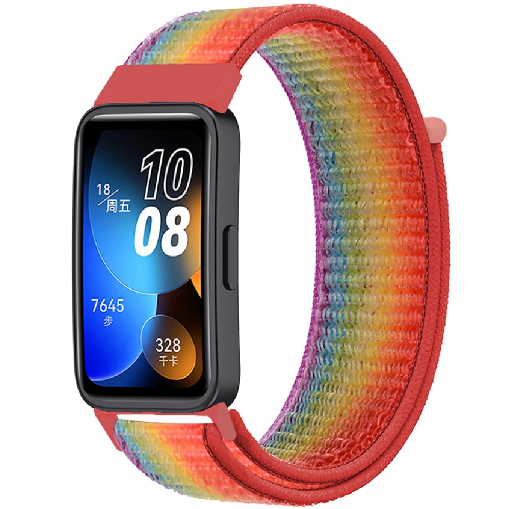 Breathable Watch Strap Sport for Huawei Band 8/9, Nylon Bracelet Replacement Band for Huawei Band 10