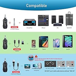 KIMAFUN 2.4G Headset Dual Wireless Microphone for 2