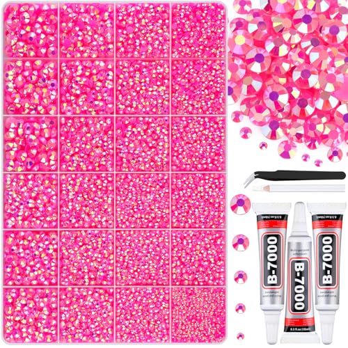BELLEBOOST Hot Pink AB Rhinestones Bedazzling Kit