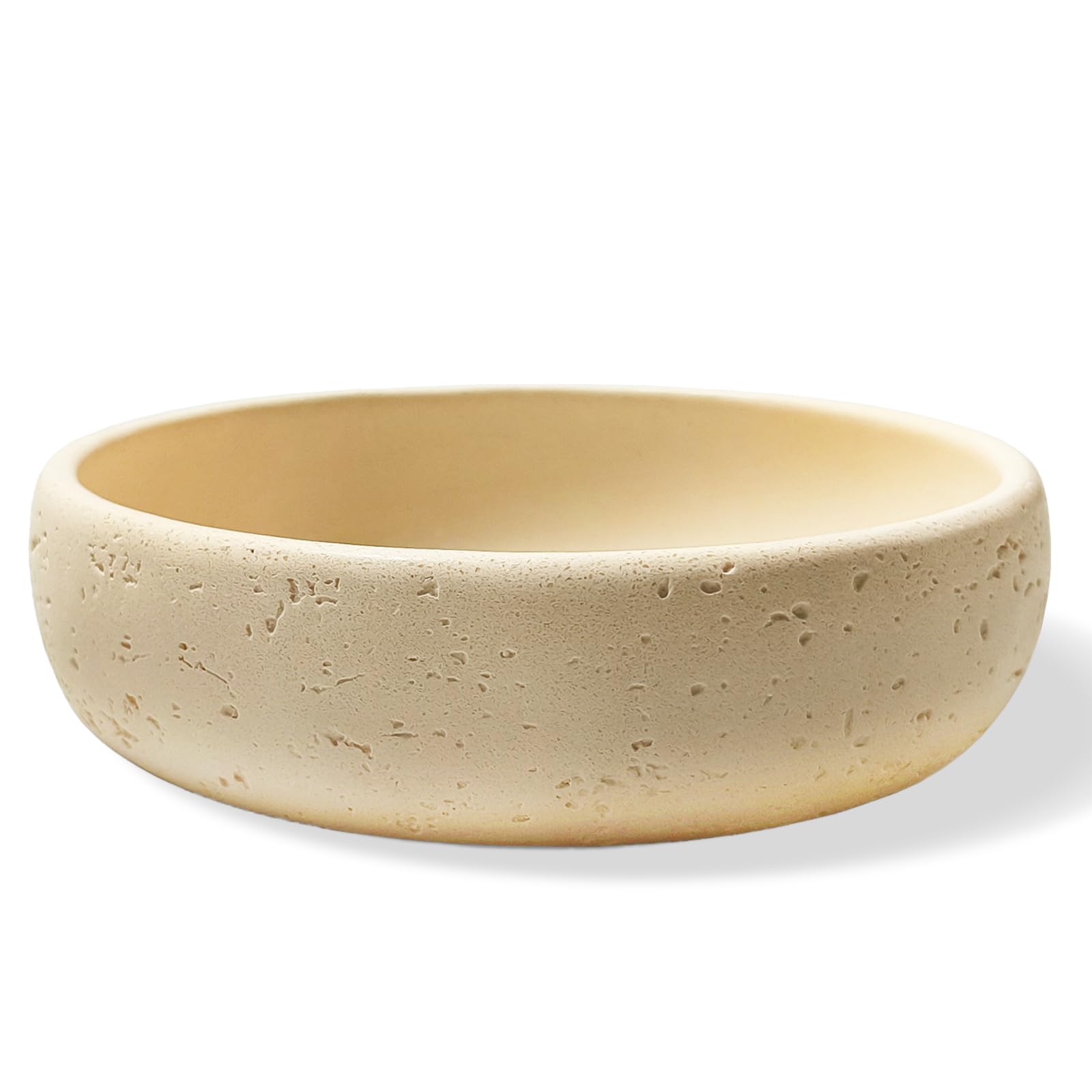 Photo 1 of Resin Decorative Bowl for Home Decor, Key Bowl for Entryway Table Decor, Coffee Tables Centerpiece, Fruit Bowl for Kitchen Counter, Organic Modern Centerpiece, Soap Serving Bowl