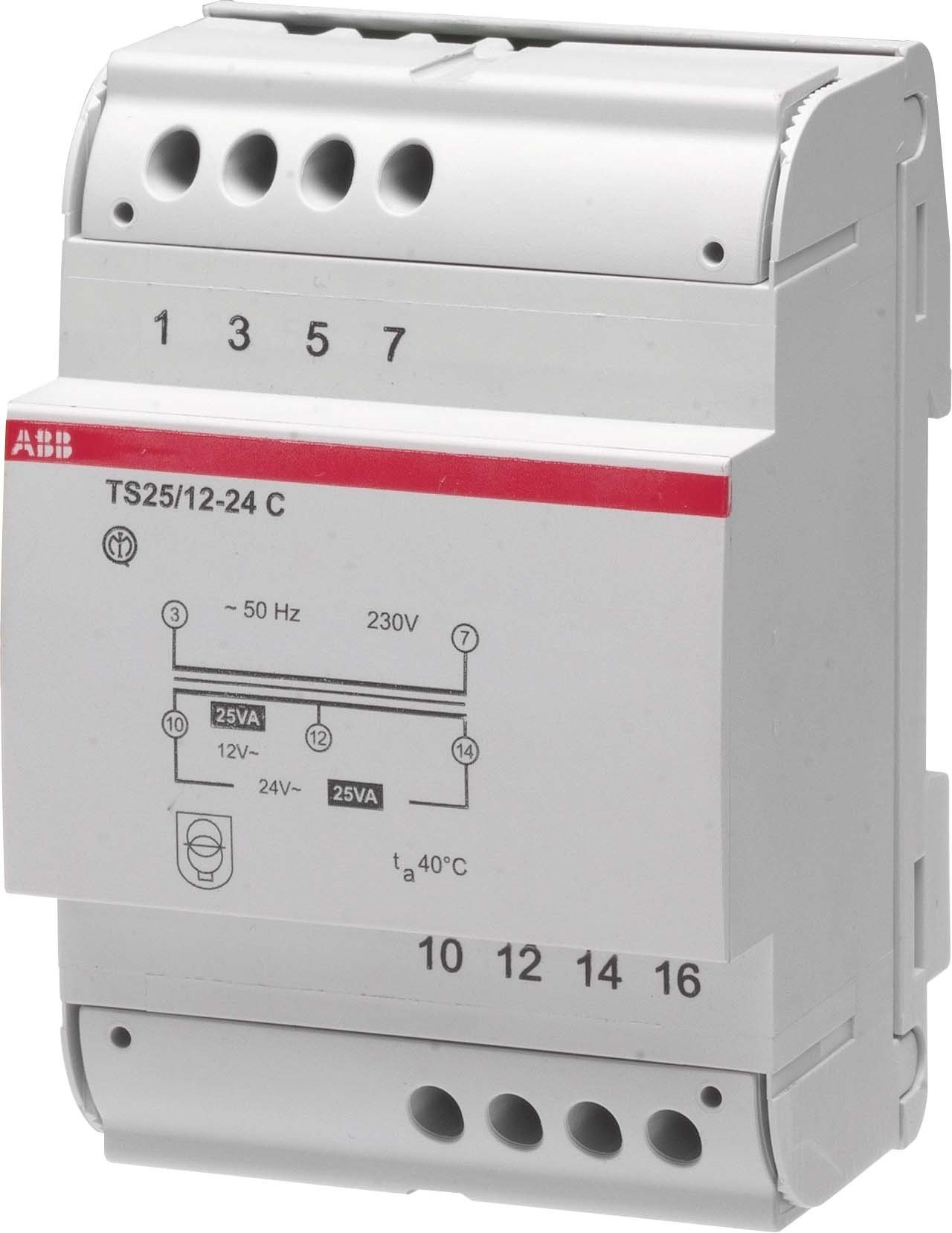 ABB TS40/12-24 C Transformer 40VA 12-24V, White