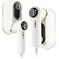 Portable Travel Steamer, 1200W Handheld Fabric Steamer for Clothes, 4 Modes with LCD Display, Powerful Wrinkle Remover for Home & Travel, 150ml Water Tank, 10S Fast Heat-Up, 180° Swivel Handle, White