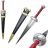 COSWOR 29.1" Metal Carbon Steel Anime Nanatsu No Taizai Liz's Sword Meliodas Sword for Cosplay, Collection, Costume Dress-up Accessories