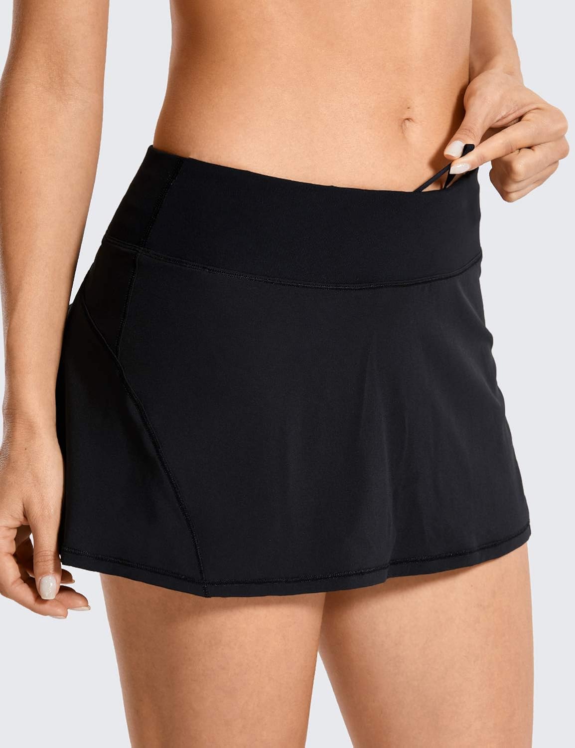 CRZ YOGA Women's Quick-Dry Athletic Tennis Skirts Volleyball Shorts Mid-Waisted Pleated Skirts Sport Skort with Pocket at  Women’s Clothing store