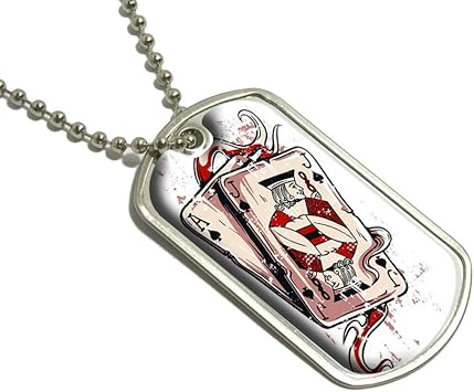 ace of spades dog tag