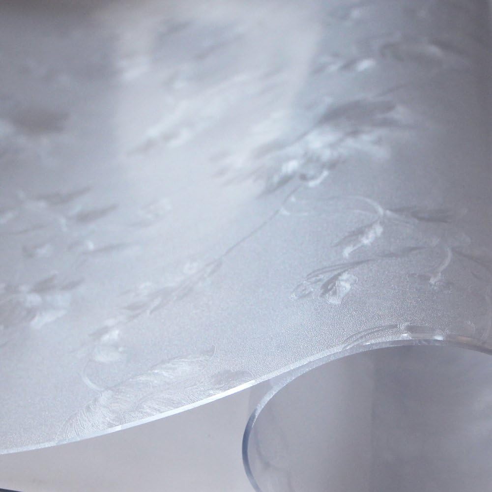 FJDGJHB Wood Floor Protector PVC Transparent mat Computer Chair Chair mat Office Chair Cushion Tea Table mats Furniture mats-E 160x230cm(63x91inch)