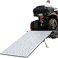 Black Widow 7' 9" Aluminum Punch Plate Folding ATV UTV Loading Ramp 53.5" W - 1,500 Maximum Weight Capacity TFP-9354