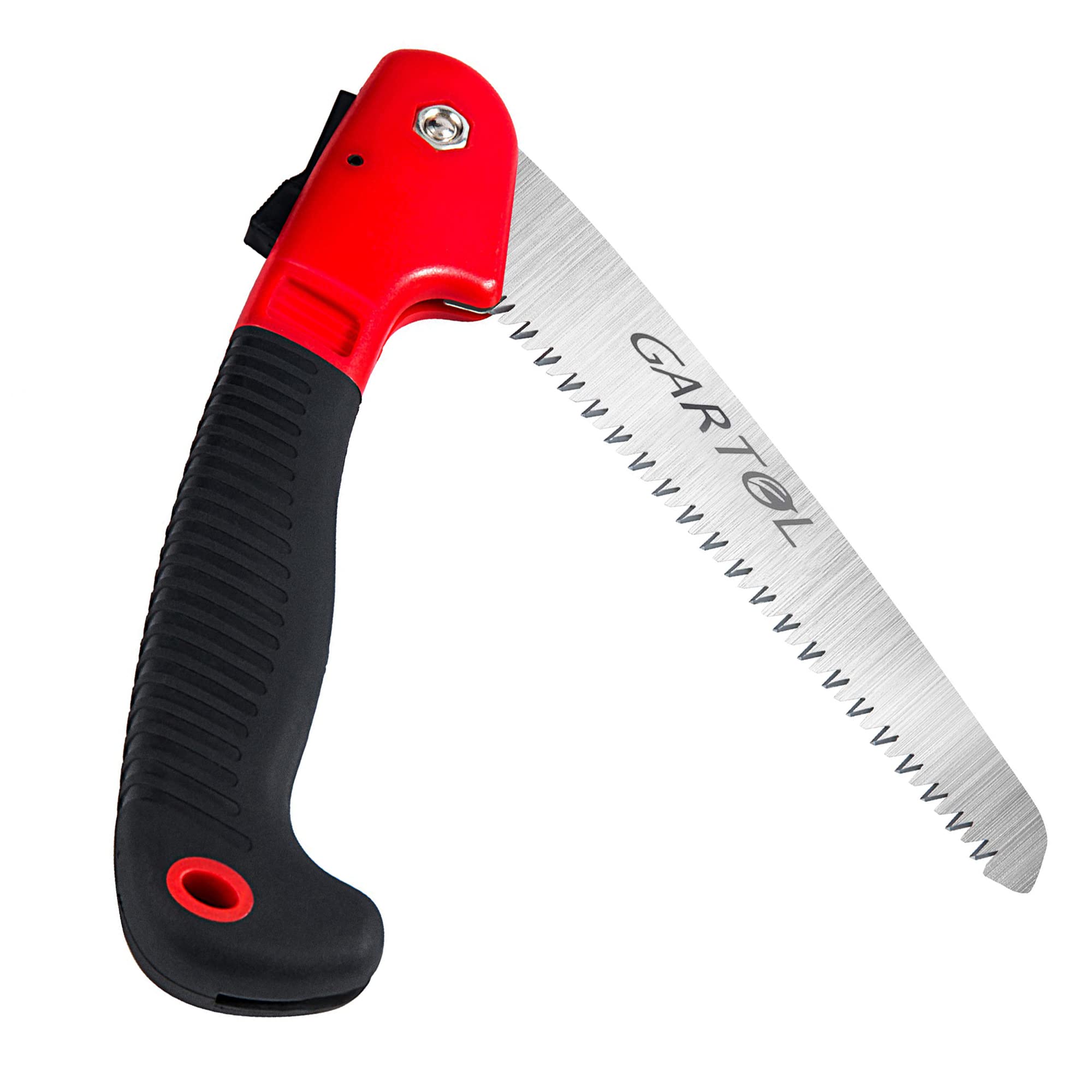 GARTOL Folding Pruning Saw, Folding Hand Saw with Secure Lock and Rugged 7'', for Camping, Tree Pruning, Trimming，Professional Camping Gardening Tools