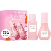 Glow Recipe Glass Skin Essential Korean Skincare Kit | Includes Watermelon Glow Niacinamide Dew Drops and PHA + BHA Pore Tight Face Toner, Travel Size Hydrating Serum &amp; Toner