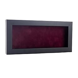 10x20 Shadow Box Frame Black Wood | with a