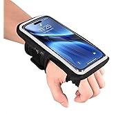 Wristbands Phone Holder for Running, Forearm Running Armbands for iPhone 16/15 Pro/14 Plus/13/11/XR/XS, Galaxy S24/S10, Supports Thick Phone Cases, Fits Up to 6.9'' Phones