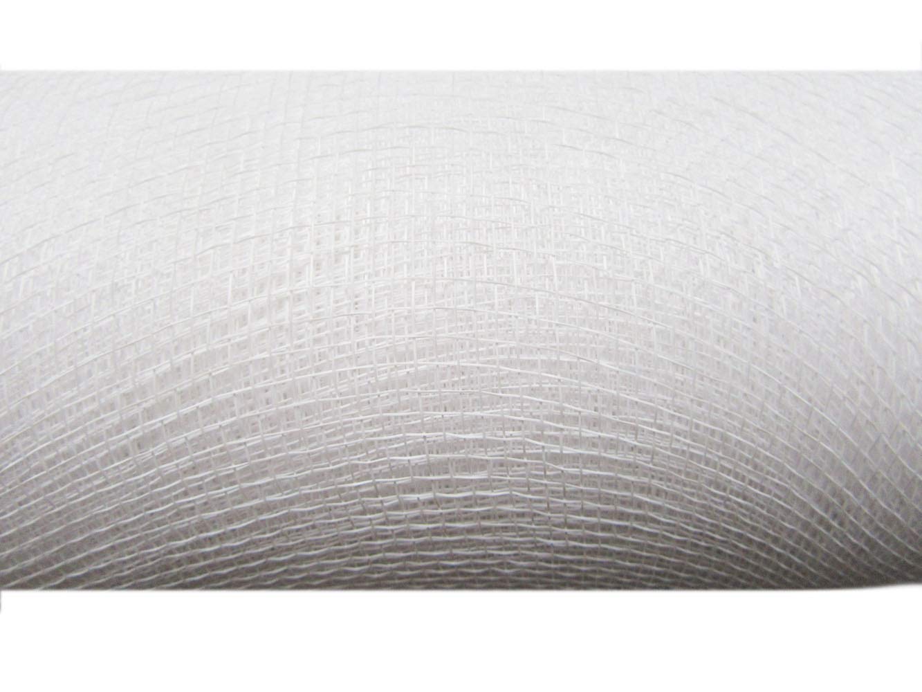 YYCRAFT 10 inch x 30 feet(10 Yards) Deco Poly Mesh Ribbon(White,No Metallic Foil)