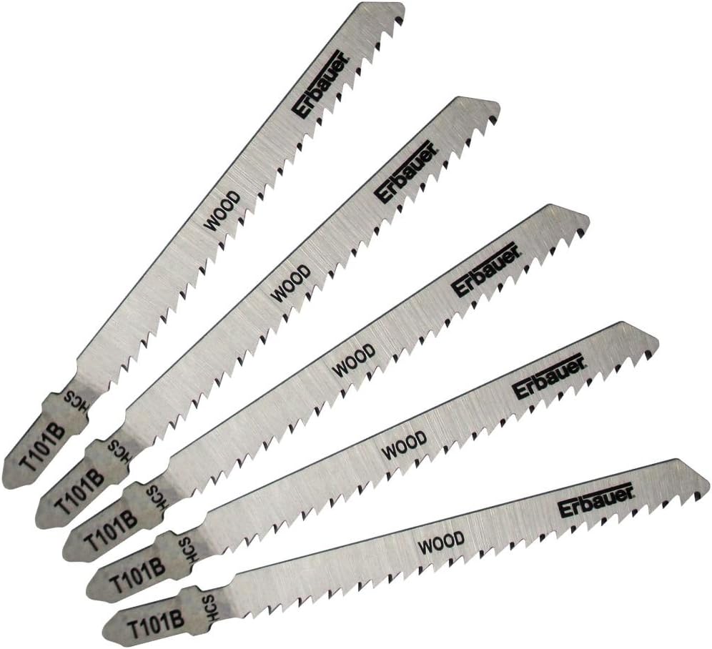 Erbauer 101B Wood Jigsaw Blades Pack of 5 Amazon.co.uk DIY & Tools