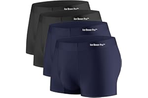 engugu Ultra Comfortable Premium Silk Underwear, Built-In with 3D Pouch Soft, Men Cooling Breathable Stretch