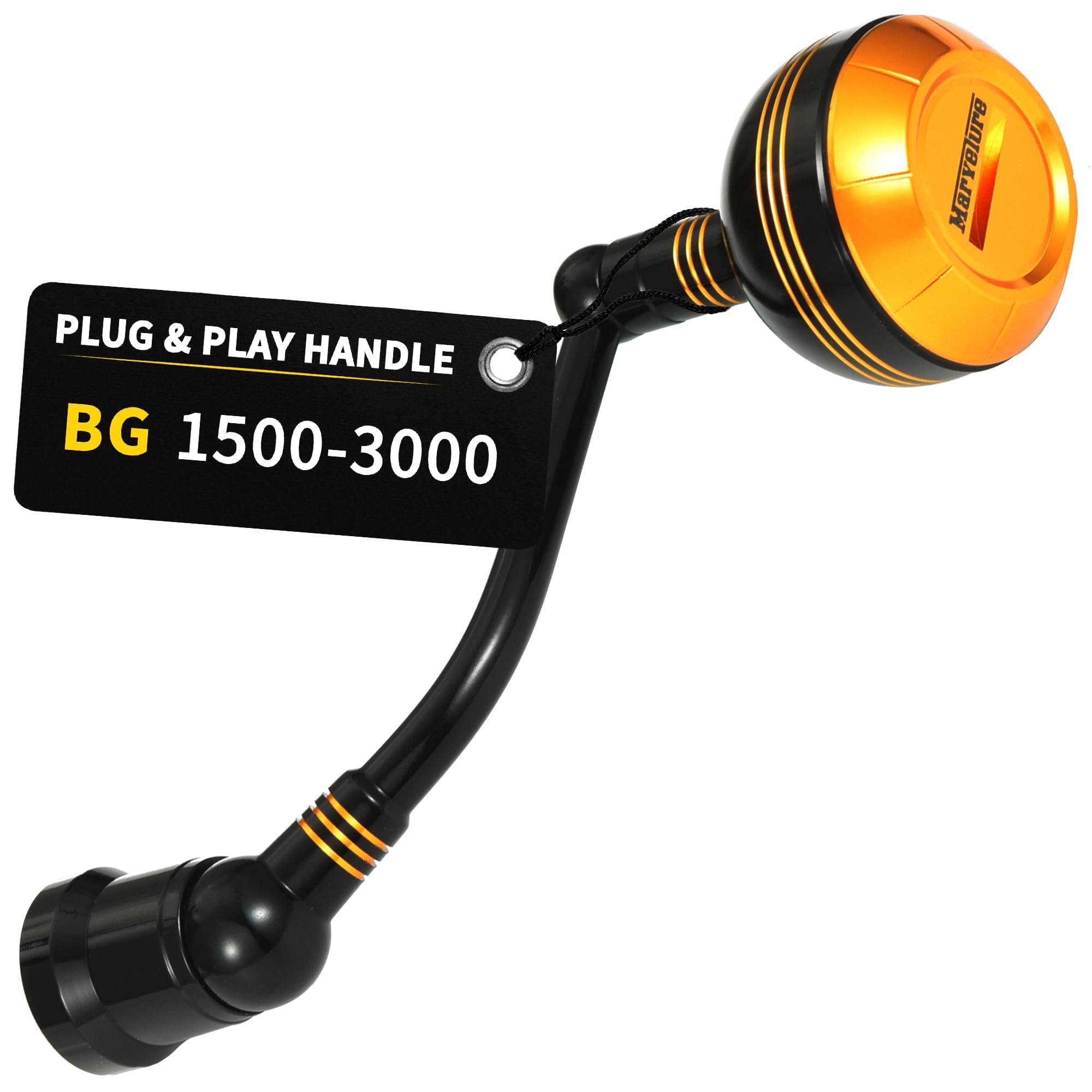 Photo 1 of MARVELURE Power Handle Compatible for Daiwa BG 1500-8000 Spinning Reel Replacement Handle (Not for Lock-Type BG-H) (Classic, for BG 1500-3000)