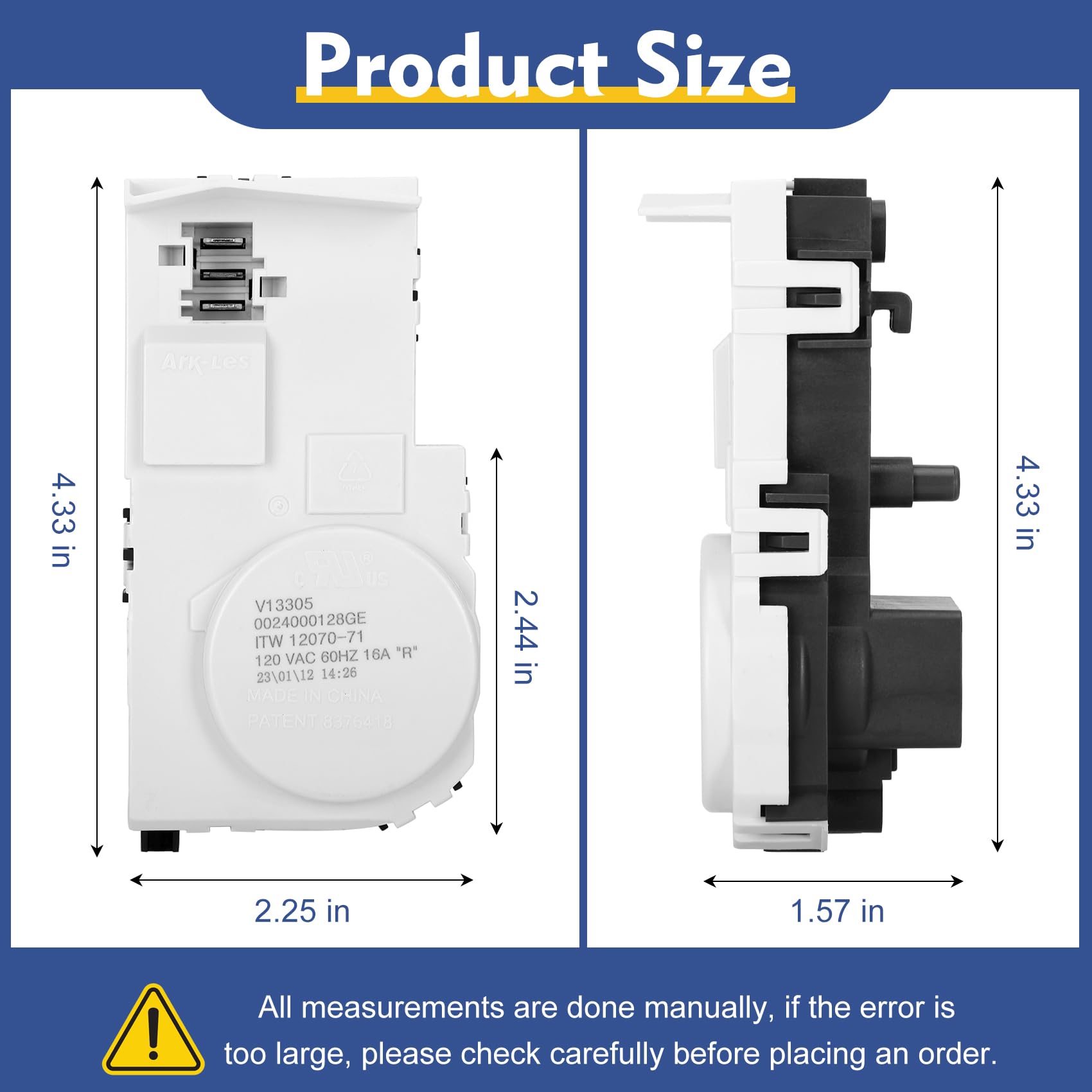 Upgrade WH01X29528 Washer Door Lock (OEM) Compatible with ge Washing Machine, Replacement AP6985313, EAP12749276, 4958749, PS12749276, PD00060769. 3-Year Warranty