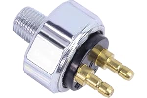 KAMREXI Low Pressure Hydraulic Brake Light Switch Street Hot Rod, Universal Brake Systems for Ford & Mopar Vehicles, with 1/8" NPT Universal Port, 45PSI Activation