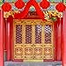 Bememo 21 Pieces Chinese New Year Dragon and Chinese Red Lanterns Decoration for Chinese Spring Festival New Year Wedding
