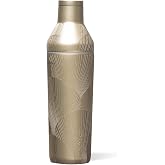 Corkcicle Cocktail Shaker 17 oz Triple Insulated, Champagne Dreams | Triple Insulated, Leak-Proof Lid, Built-In Strainer, Measuring Cup Lid, Non-Slip Bottom, Sweatproof Exterior