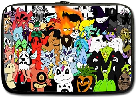 INSTALL AND EASY TO CARRY Wear& Slim &Dapper Undertale Characters Sans Custom Neoprene Sleeve for Laptop 15 Inches(Twin sides)