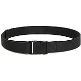 TACNEX Men's Elastic Stretch Belt 1.5" Adventure Web Belt with Non-Metal Travel Friendly Buckle Non Slip, Adjustable
