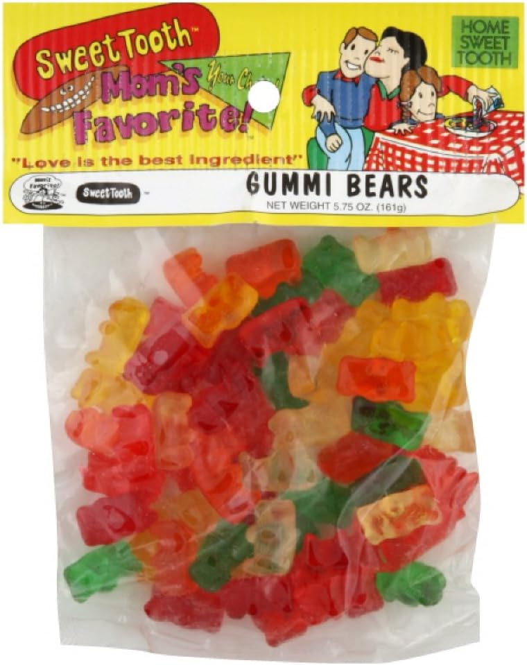 Sweet Tooth Gummy Bears, 5-Ounce (Pack of 12)