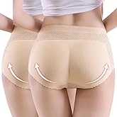 Eegla Outf1tters Women's 2pcs Butt Lifter Padded Panties High Waisted Hip Enhancer Shapewear Seamless Control Boy Shorts