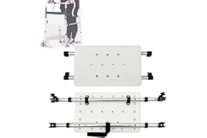 Attachable Folding Walker Seat – Adjustable Rest Seat for Walkers, 20"–24" Height, Supports Up to 250 lbs (Plastic)