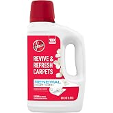 Hoover Renewal Carpet Cleaner Solution, 64 oz., Fresh Linen Scent | Everyday Carpet Shampoo Solution, Removes Dirt and Grime from Carpet and Upholstery, Pair with Hoover Carpet Cleaner Machine