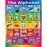 School Smarts ABC Alphabet Poster Fully Laminated ,Durable Material, Rolled and SEALED in Plastic Poster Sleeve for Protection. Discounts are in the special offers section of the page.