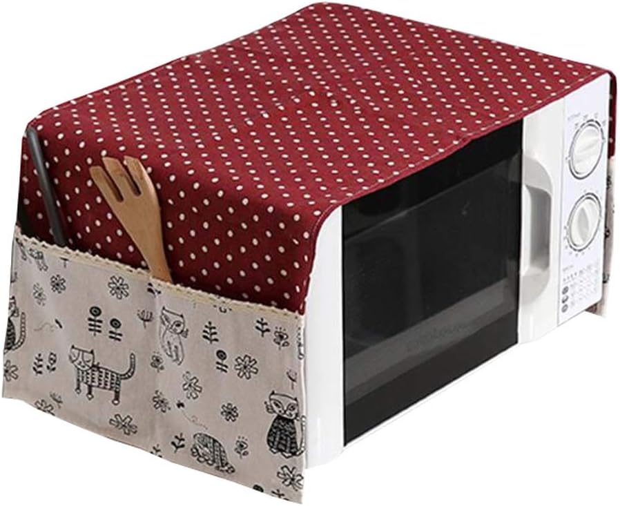 Black Temptation Microwave oven Cover Elegant Dustproof Cover Microwave