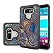 LG G6 Case, LG G6 Plus Case, LEEGU [Shock Absorption] Dual Layer Heavy Duty Protective Silicone Plastic Cover Case for LG G6 / LG G6 Plus (2017) - Gear Wheel