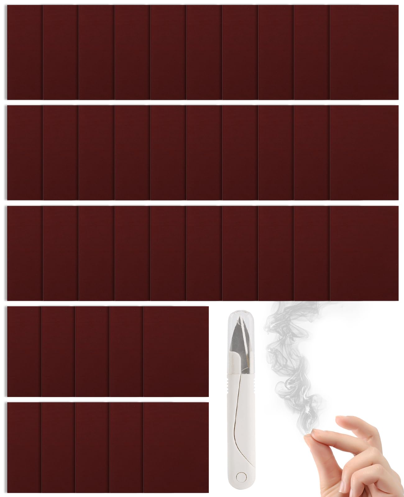 SEESUNO 40 Pcs Magic Trick Kit with Scissors, Ultimate Magic Props Set for Close-Up Magic, Includes Finger Smoke & Hell's Smoke, Stage Magic Toys for Beginners & Adults